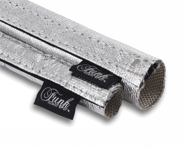 Funk Motorsport Silver Velcro Heat Sleeving