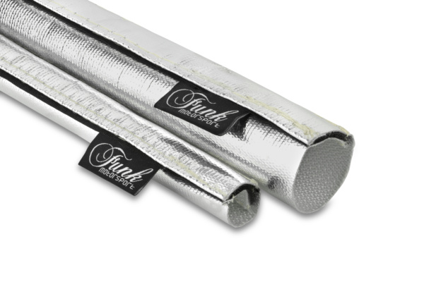 Funk Motorsport Silver Velcro Heat Sleeving