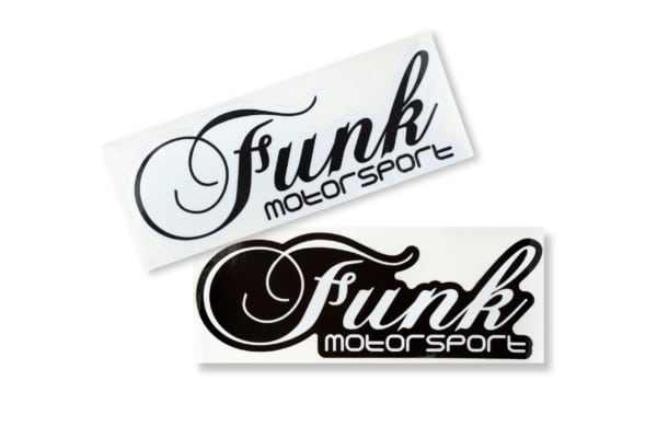 Funk Motorsport Decal - White